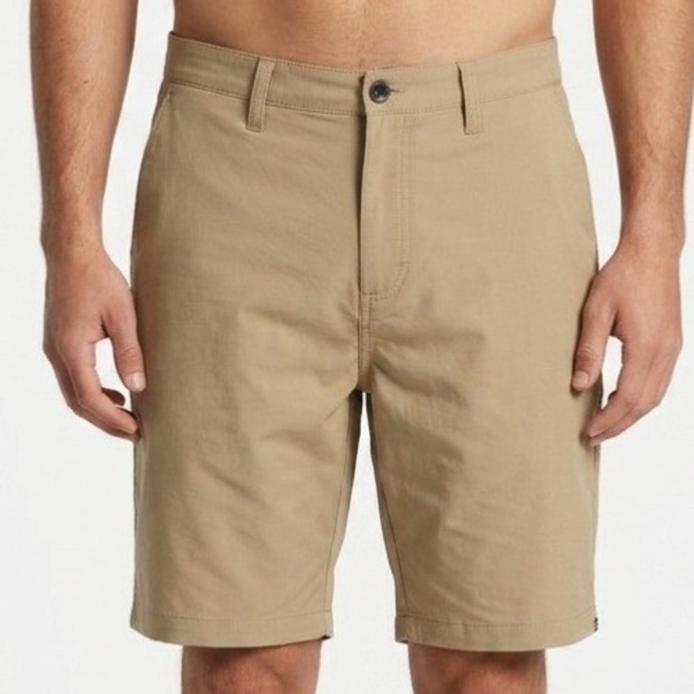 Billabong Surftrek Wick Shorts Mens 38 Khaki Adventure Division Performance NWT
